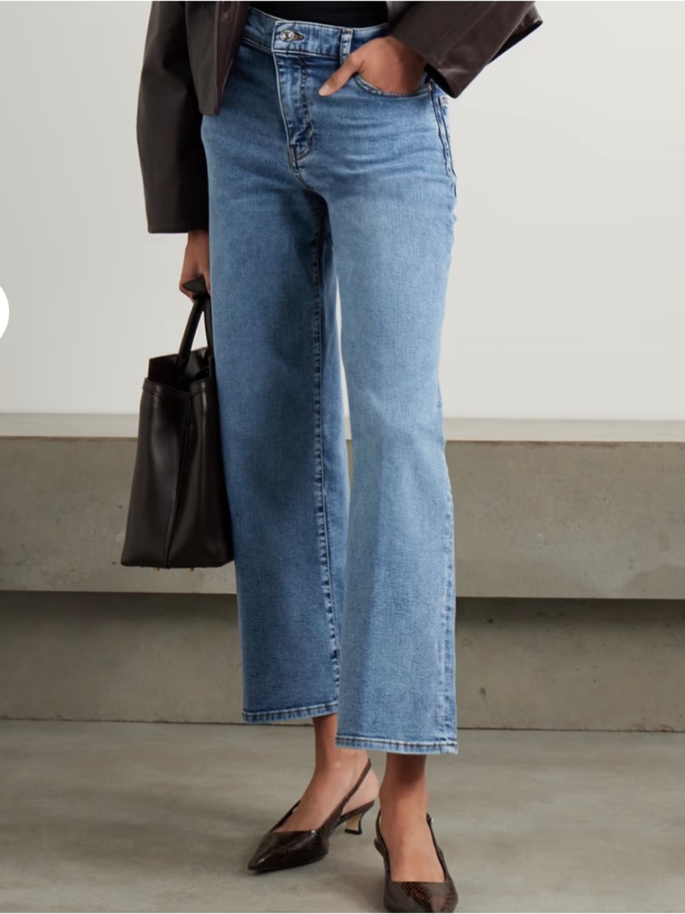 FRAME Le Pixie Slim Palazzo - Picture 2 of 6